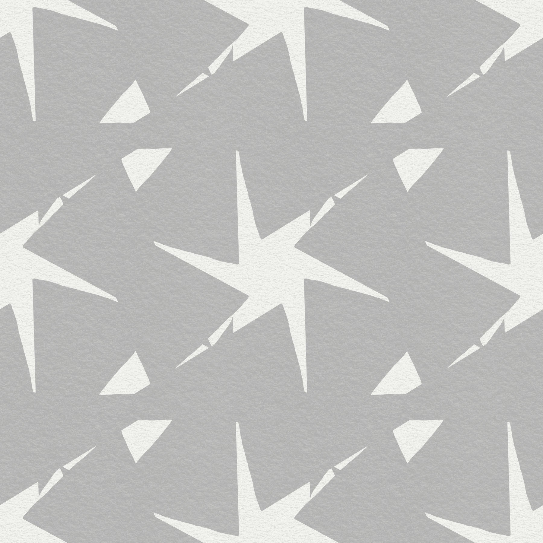 Textured Starburst Geometric Motif Wallpaper⁠