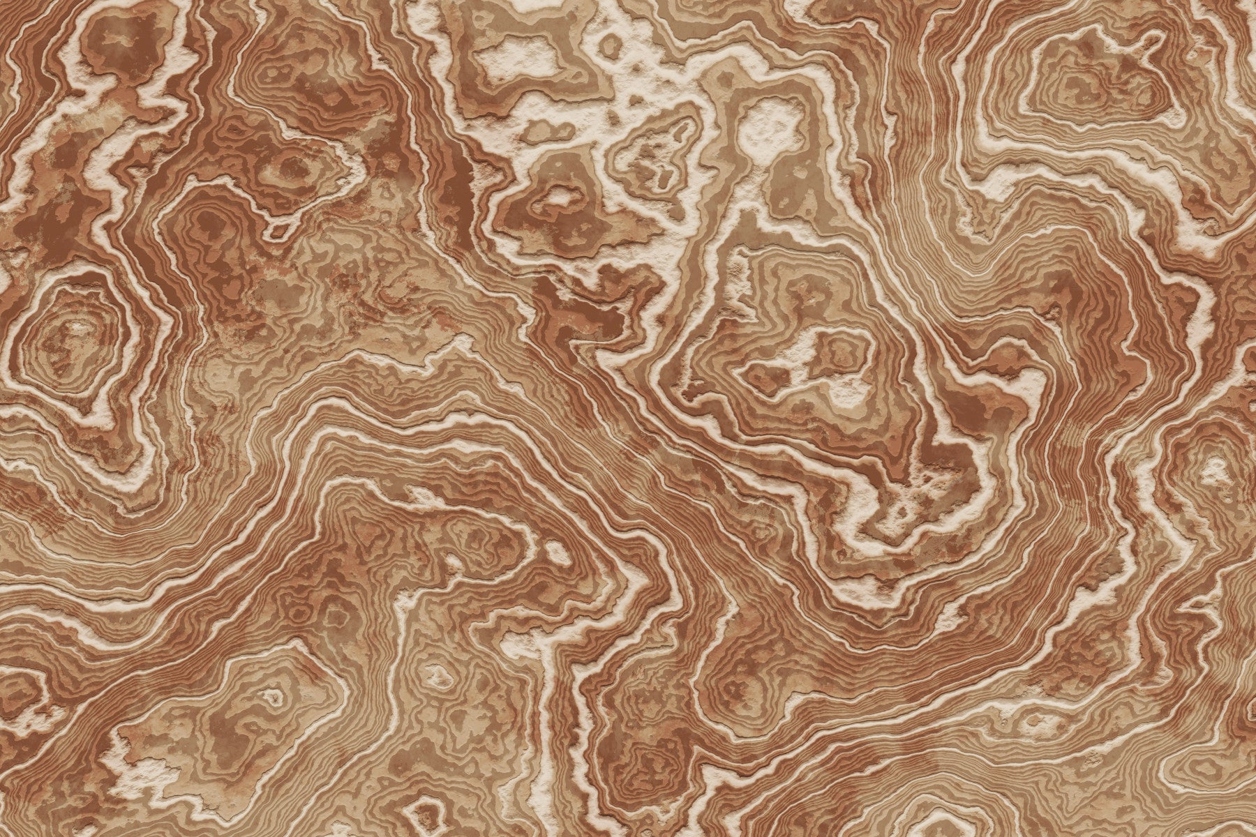 Concentric Earth Agate Texture Wall Mural