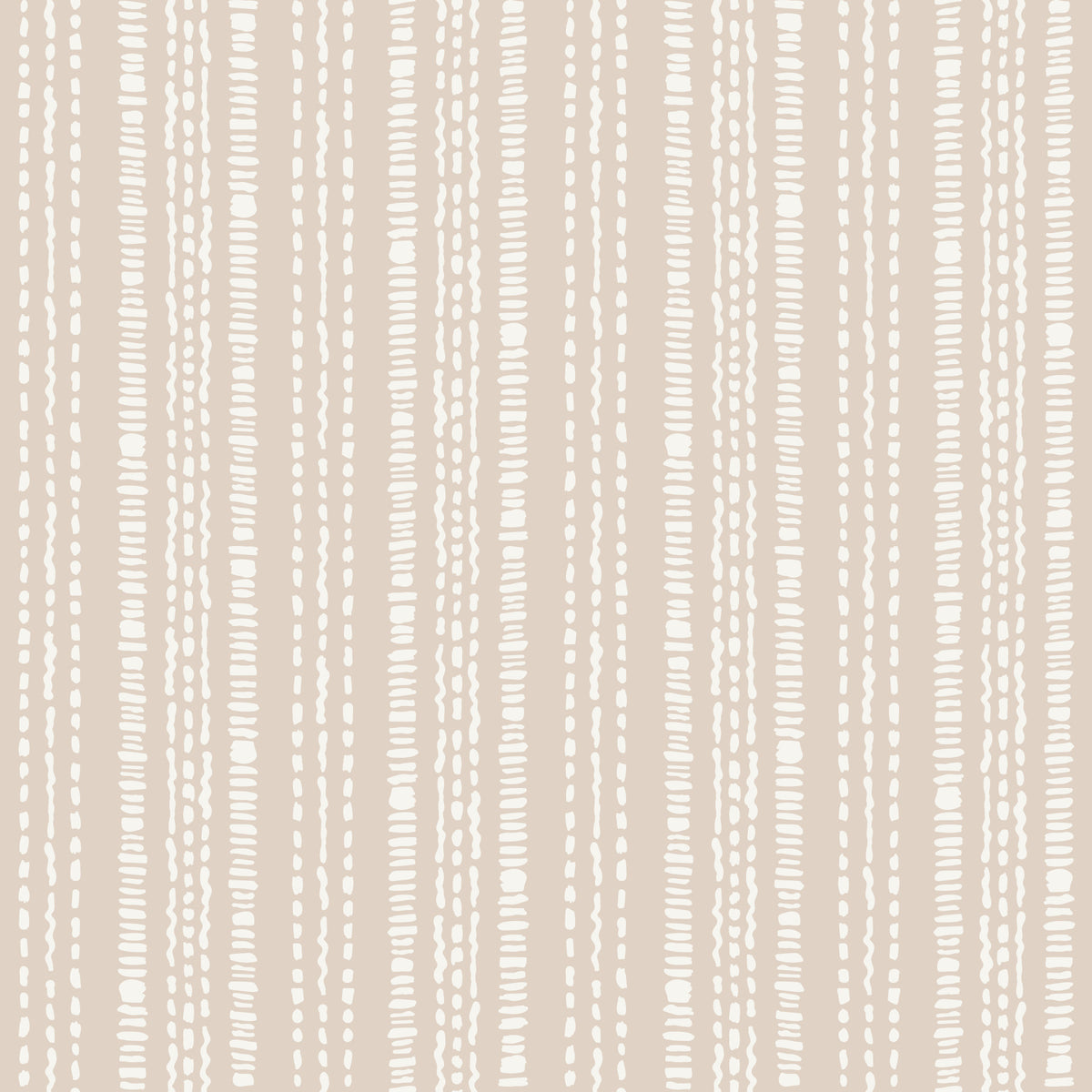 Subtle Creamy Beige Linear Motif Wallpaper⁠ in your room