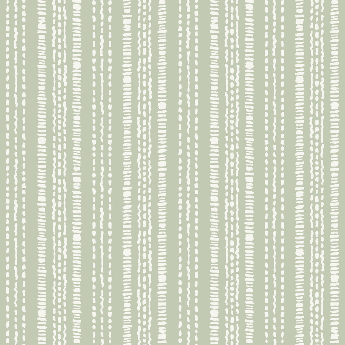 Organic Dashed Texture Sage Wallpaper⁠ in your room — zoomed
