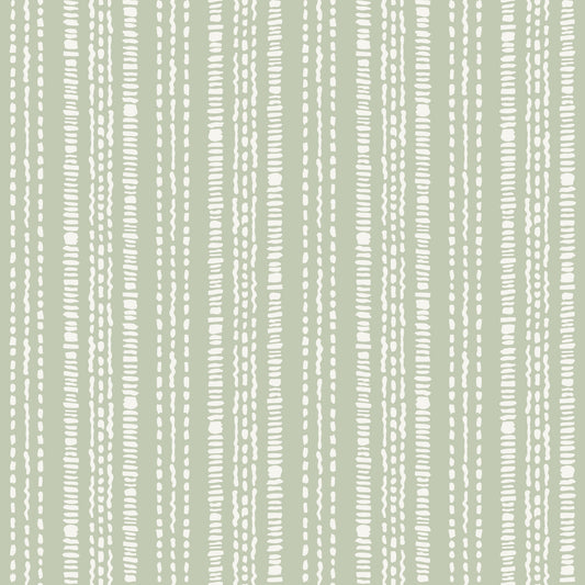 Organic Dashed Texture Sage Wallpaper⁠