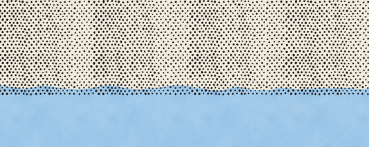 Dotted Horizon Coastal Accent Wall Mural