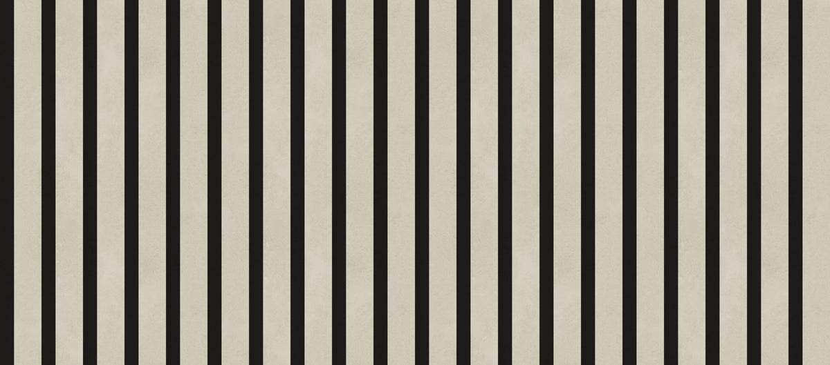 Minimalist Black and Beige Vertical Stripes Wall Mural in your room