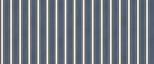 Classic Navy Striped Pattern Wall Mural
