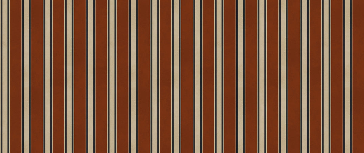 Rustic Stripes in Earth Tones Wall Mural in your room — zoomed
