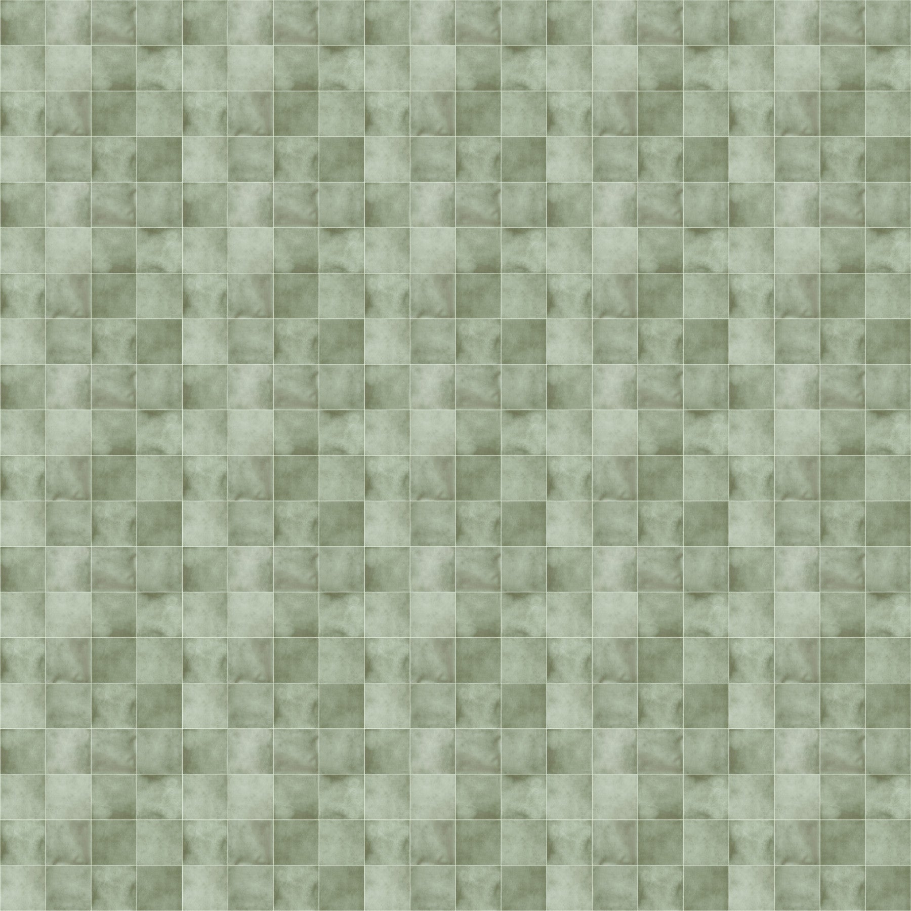 Zellige Style Tiles -  Celadon Wallpaper⁠