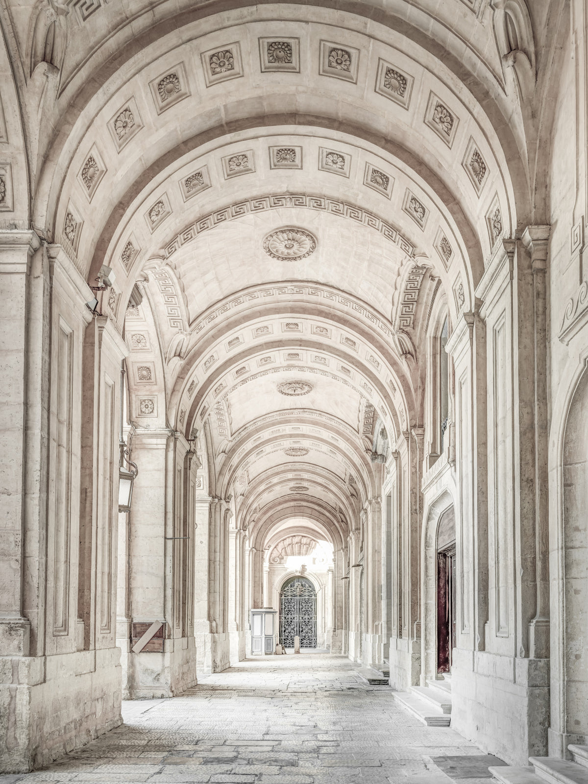 Neoclassical Stone Archway Wall Mural in your room