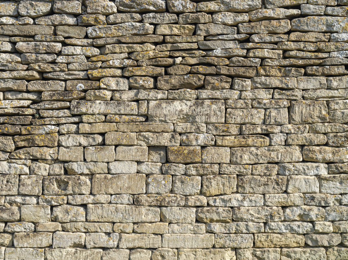 Cotswold Stone Stacking Wall Mural in your room — zoomed