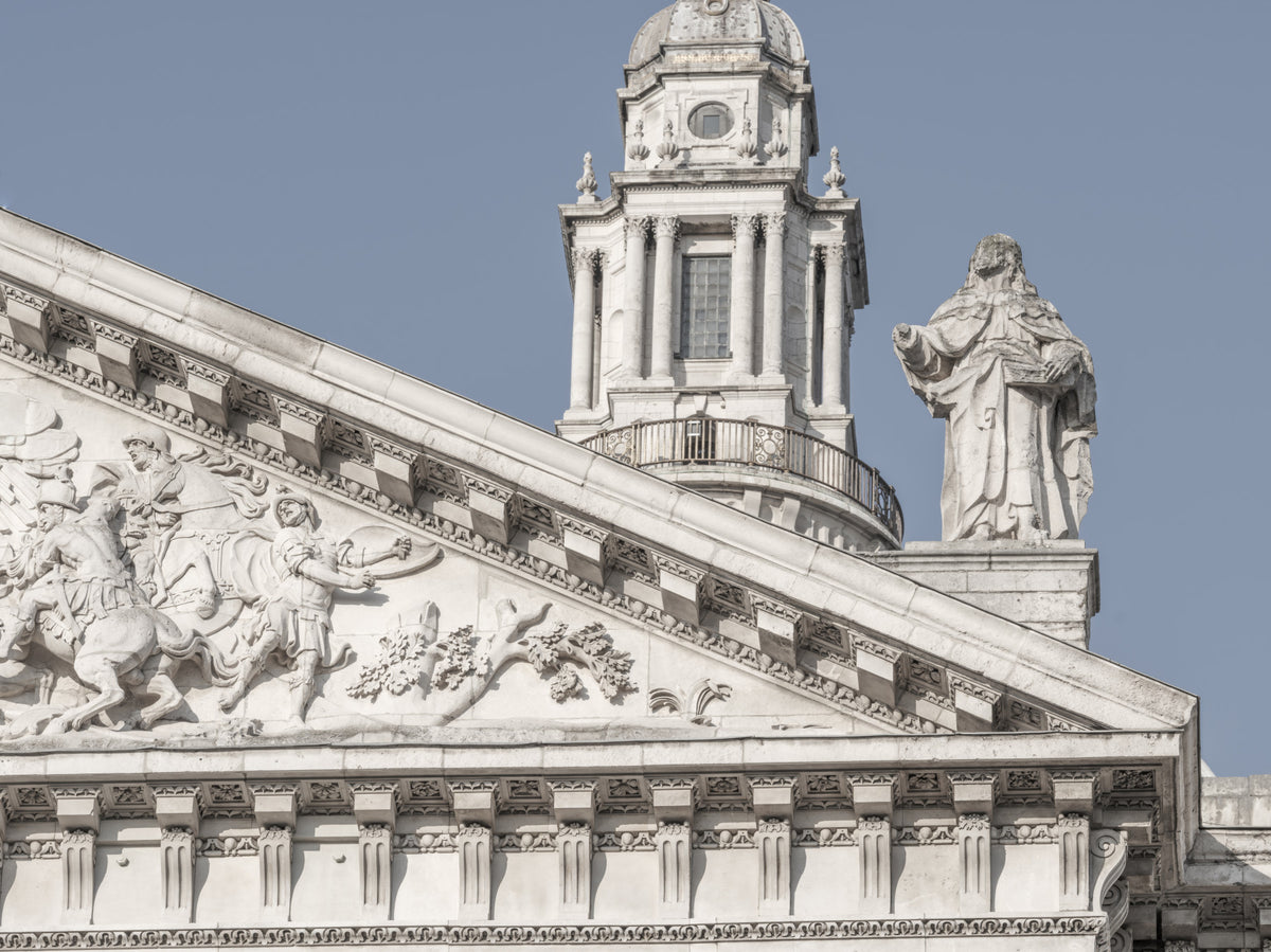 Neoclassical Architectural Facade Wall Mural in your room — zoomed