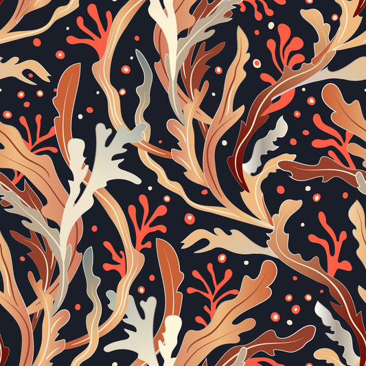 Abstract Foliage Silhouette Wallpaper⁠