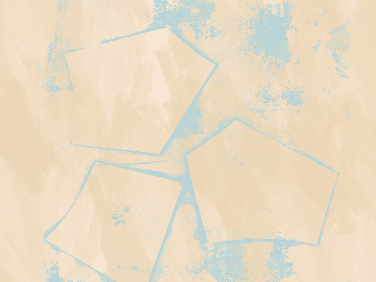 Geometric Sand and Sky Abstract Wall Mural