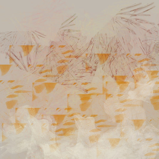 Abstract Earthy Textured Layers Wall Mural
