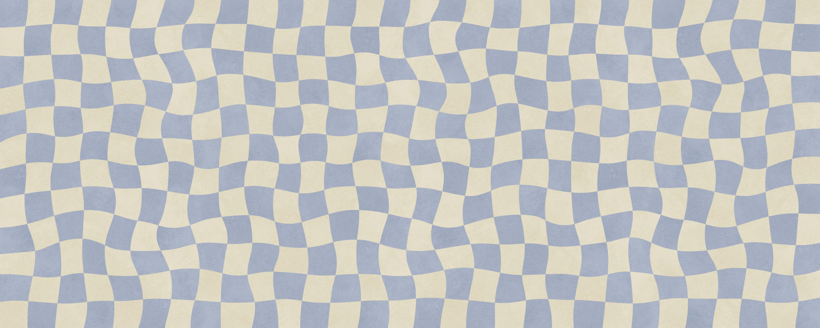 Wavy Checked Soft Blue Grid Wall Mural in your room
