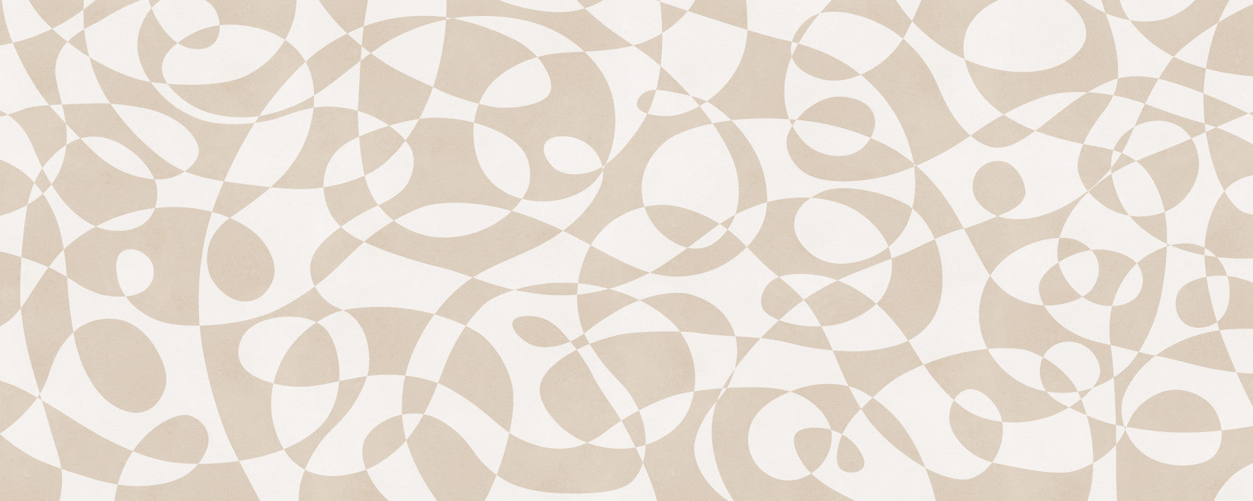 Minimalist Fluid Geometry Wall Mural