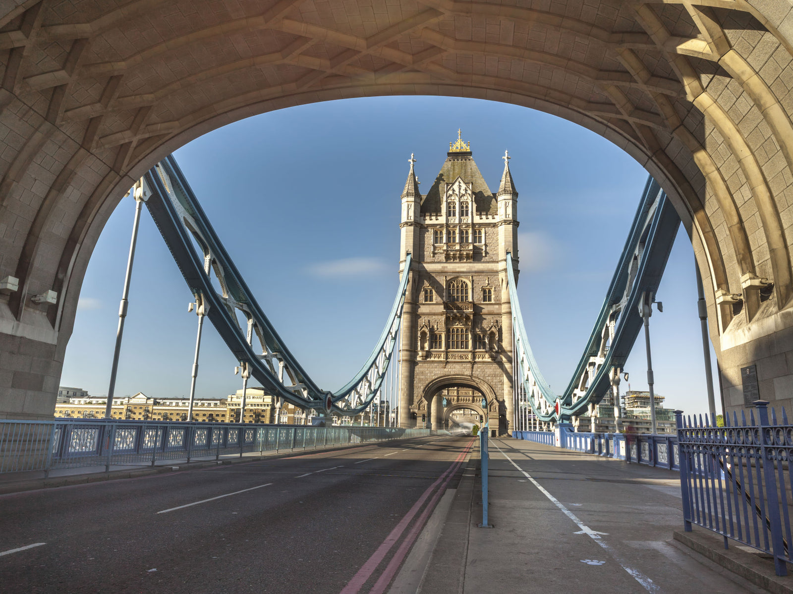 Iconic London River Crossing Archway Wall Mural