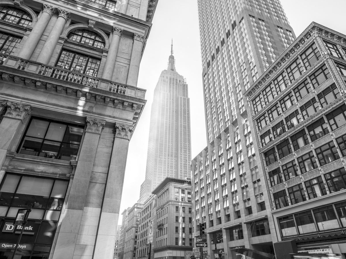 Urban Heights Architectural View Wall Mural in your room