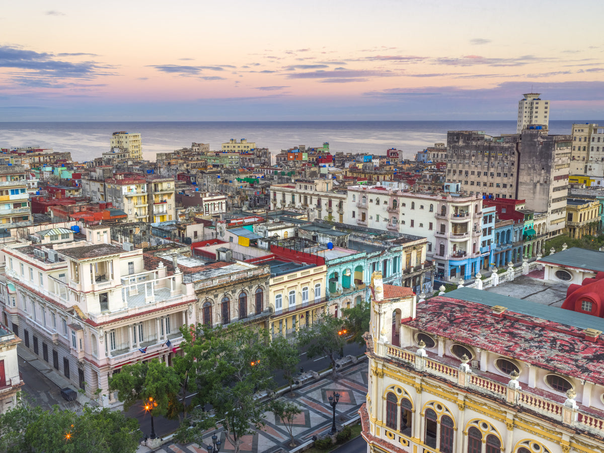 Colonial Havana Sunset Vista Wall Mural in your room