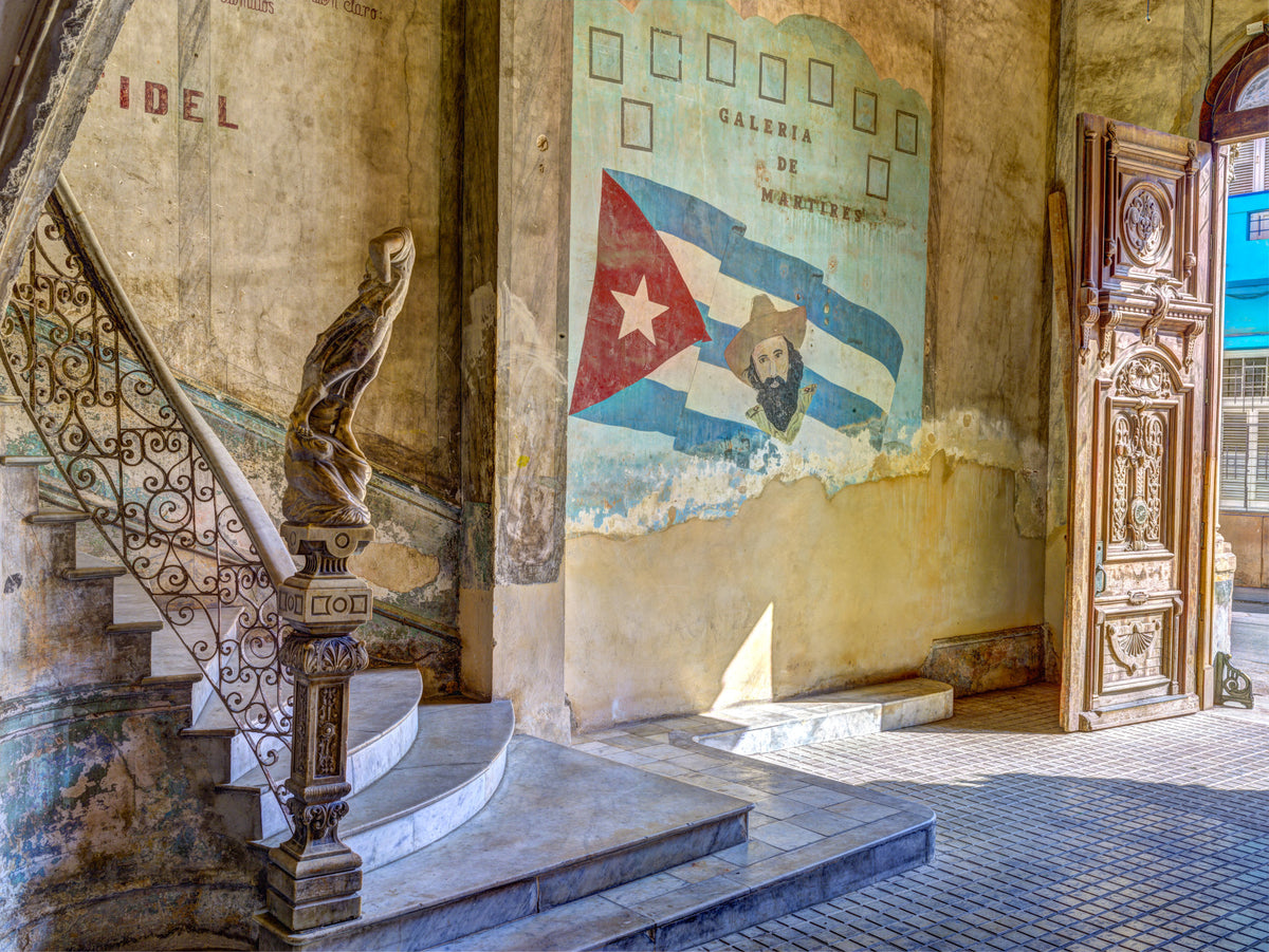Aged Colonial Architectural Mural Wall Mural
