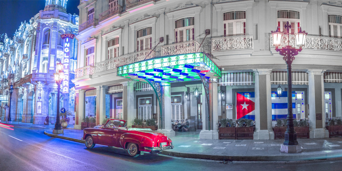 Classic Cuban Nightscape Wall Mural in your room
