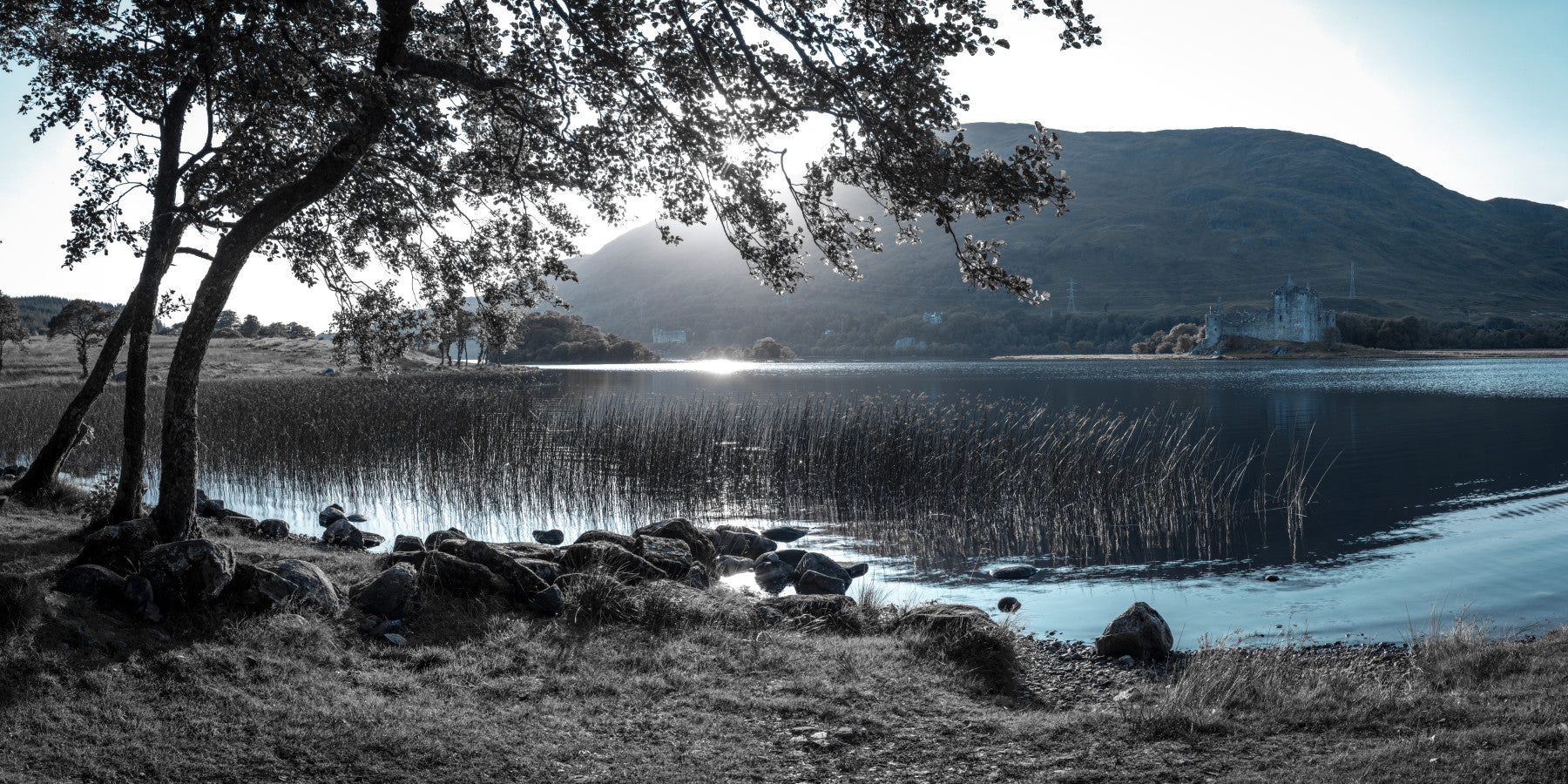 Misty Mountain Lake Retreat Wall Mural