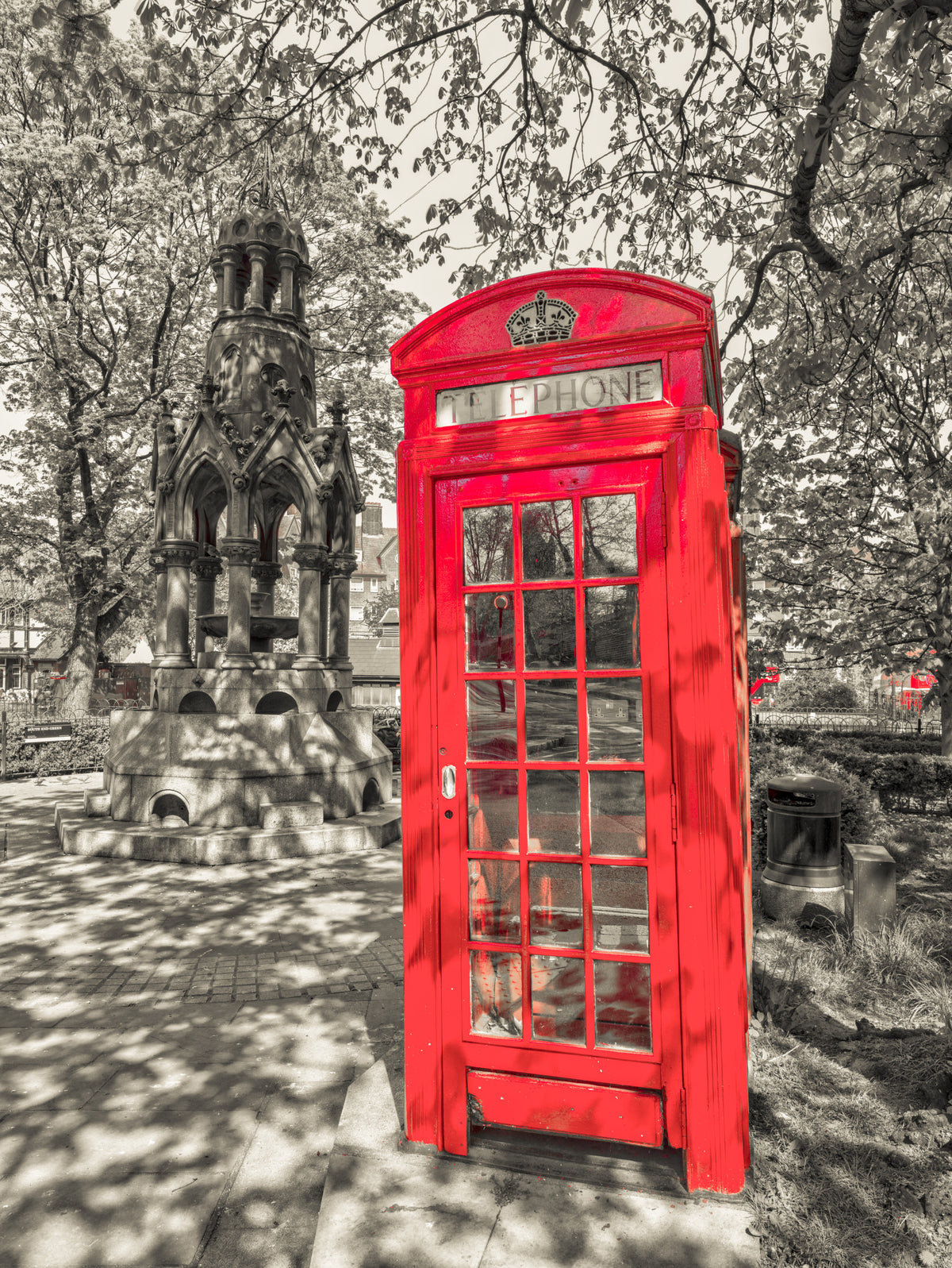 Classic British Street Heritage Wall Mural in your room