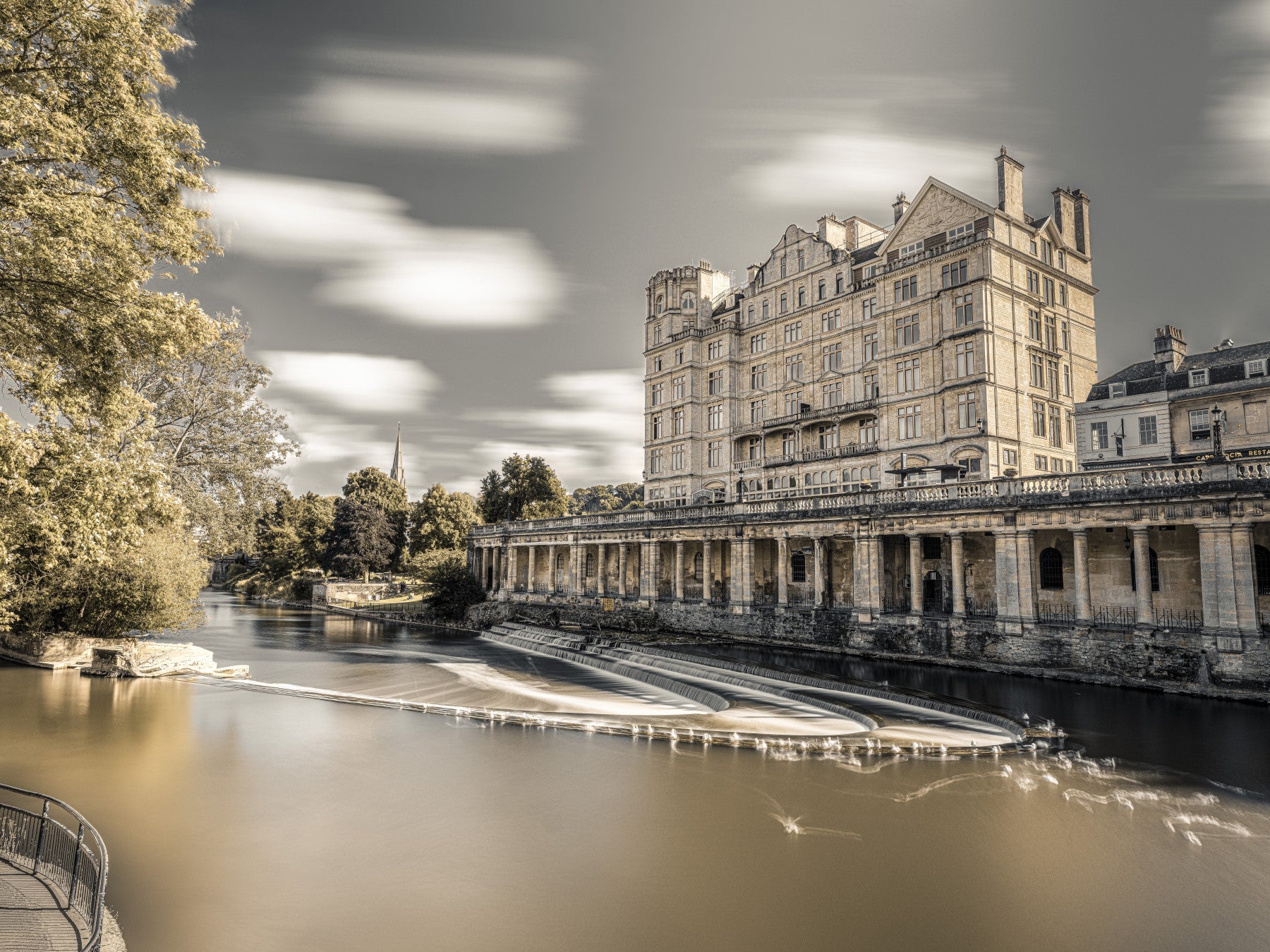 Bath Riverside Architectural Heritage Wall Mural