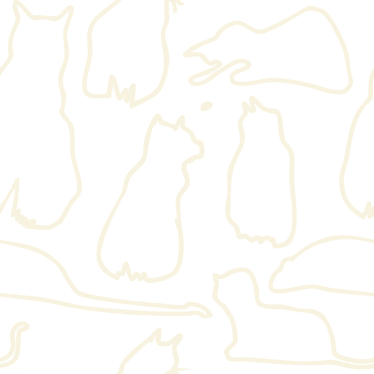 Munki and the Spot - Milk & Cream Wallpaper⁠