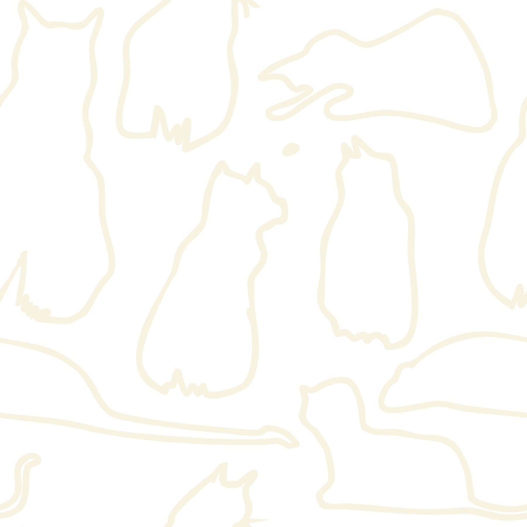 Munki and the Spot - Milk & Cream Wallpaper⁠