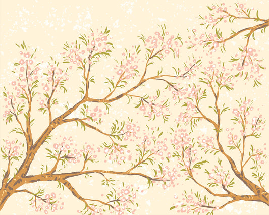 Pink Blossoms Wall Mural