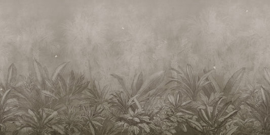 Jungle Mists - Sepia Wall Mural