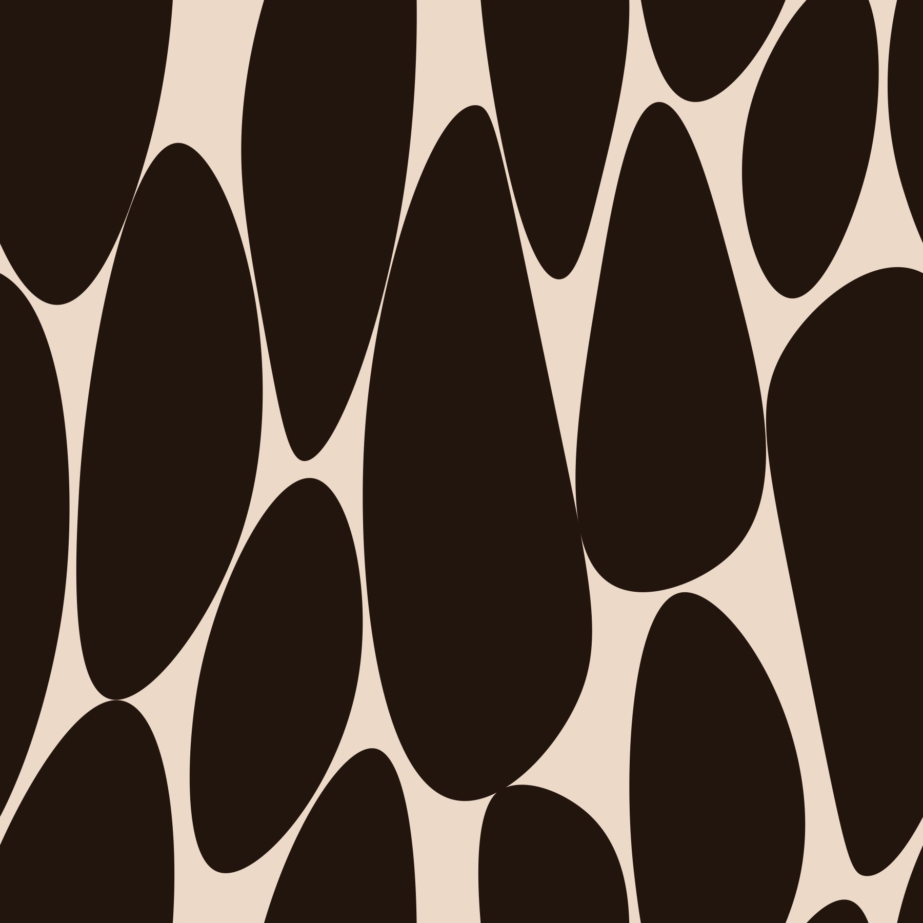Contemporary Flowing Shapes Wallpaper⁠