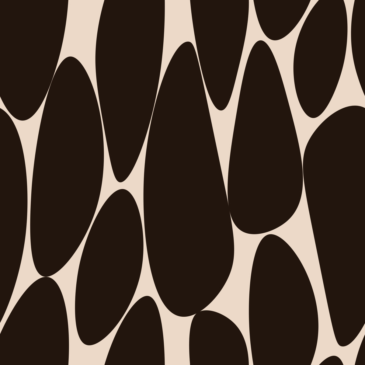 Contemporary Flowing Shapes Wallpaper⁠ in your room — zoomed