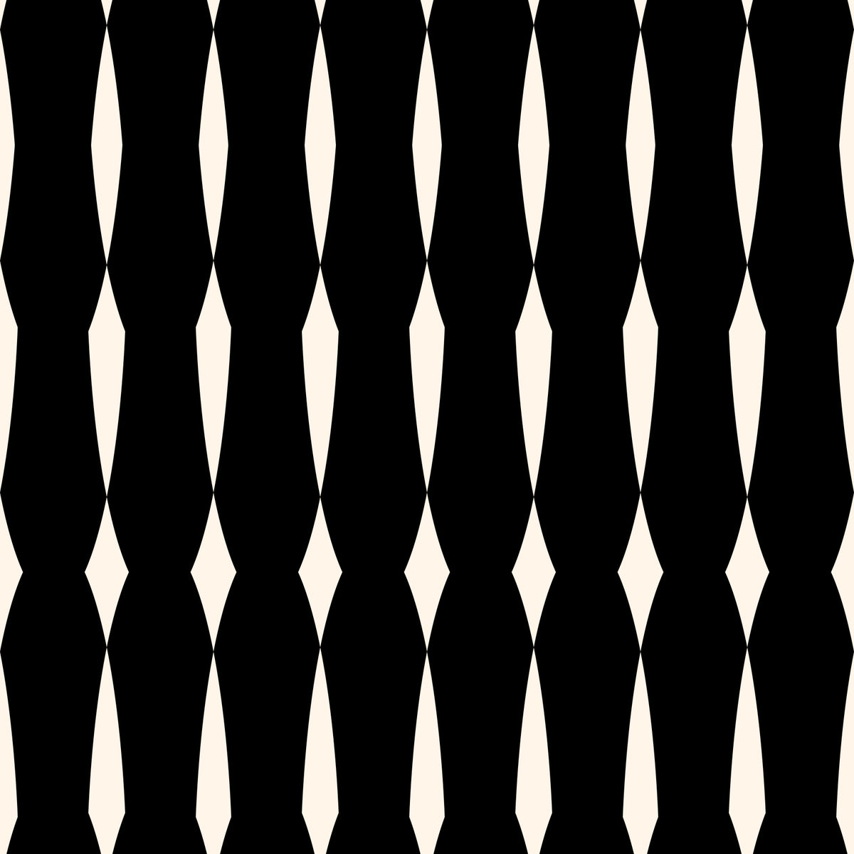 Monochromatic Geometric Column Pattern Wallpaper⁠ in your room