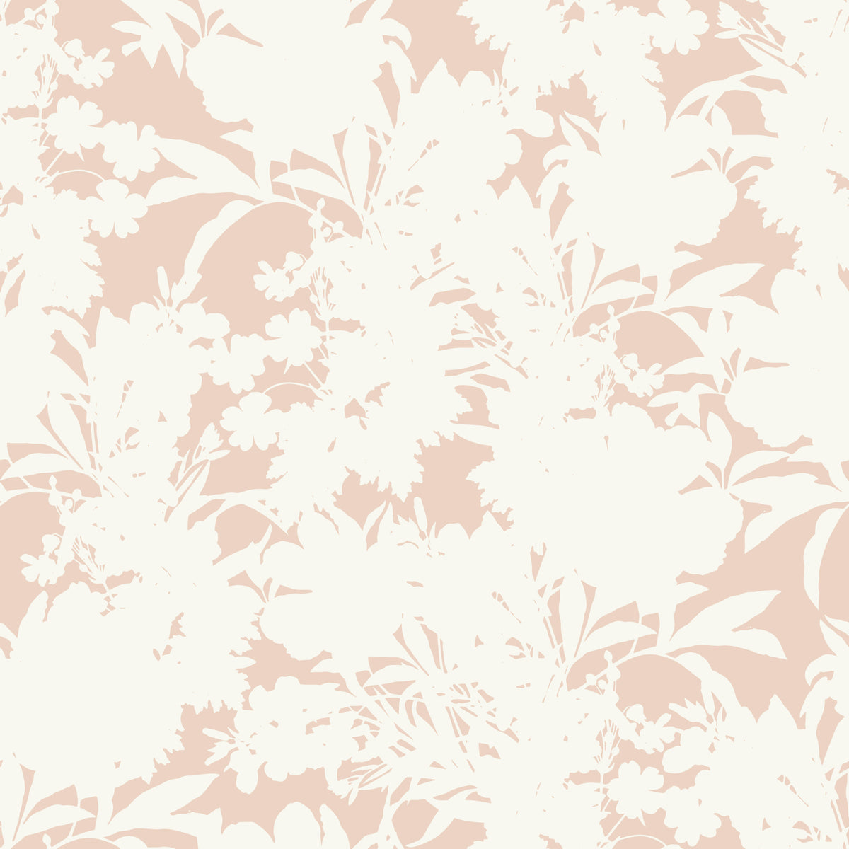 Creamy Petal Shadow Pattern Wallpaper⁠ in your room