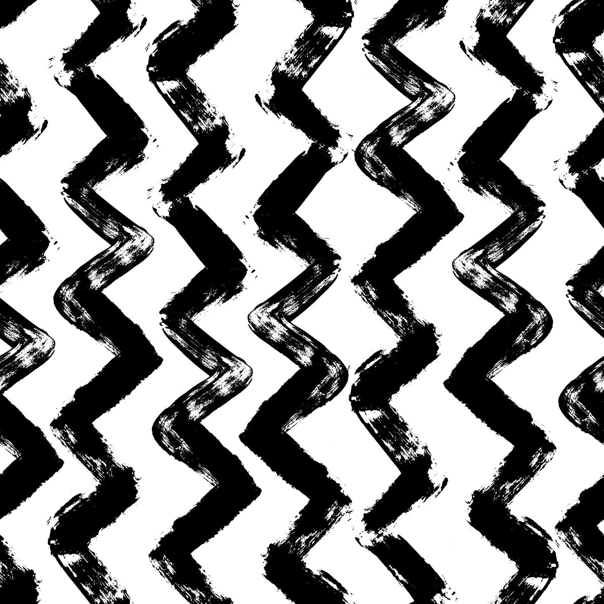 Monochrome Chevron Brushstrokes Wallpaper⁠ in your room — zoomed