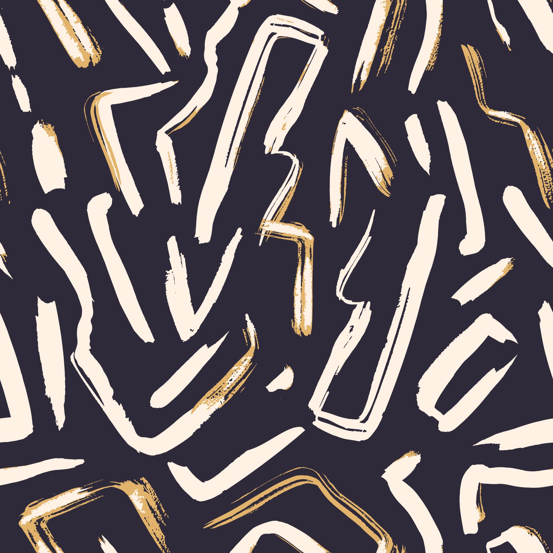 Modern Abstract Gesture Pattern Wallpaper⁠