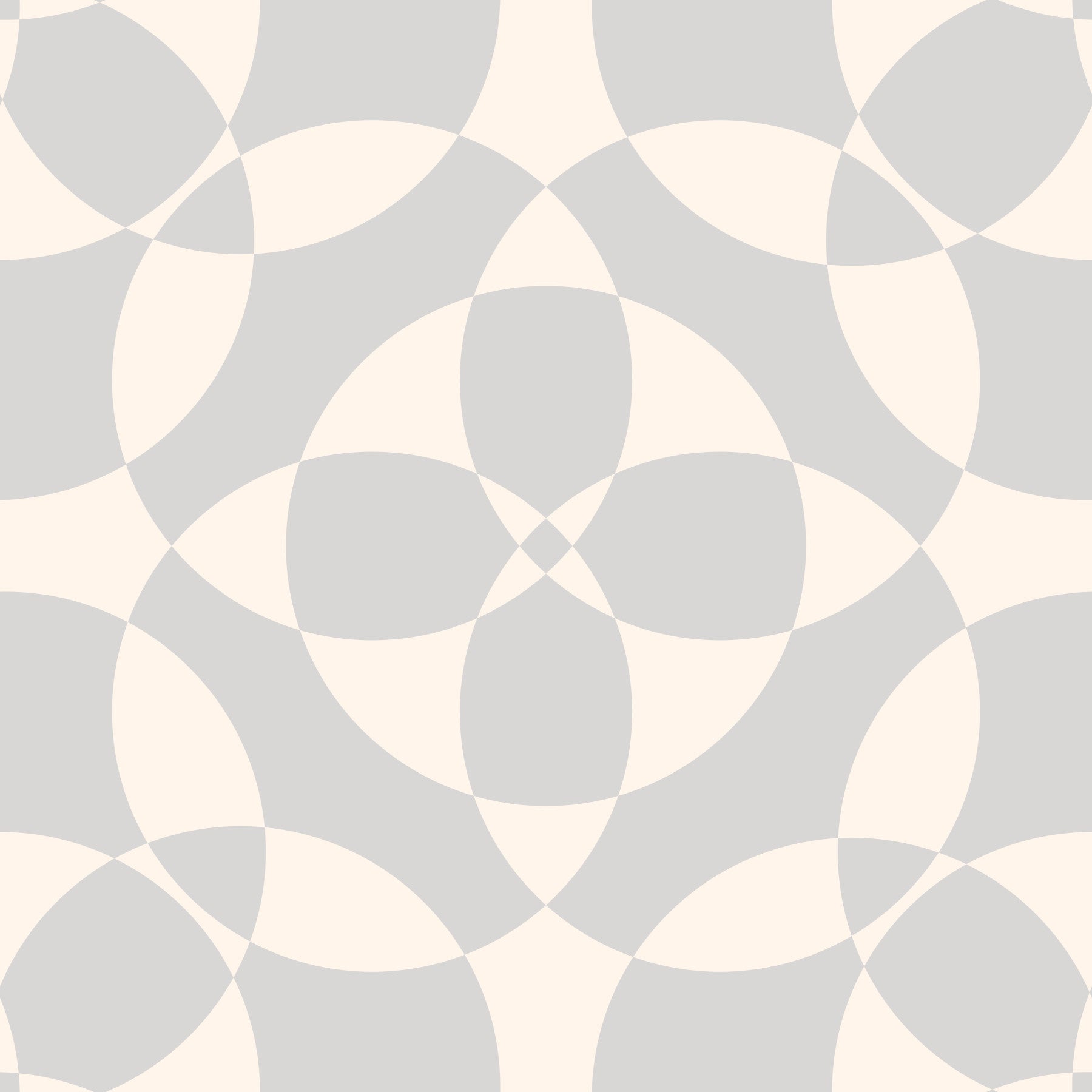 Minimalist Soft Geometric Circles Wallpaper⁠
