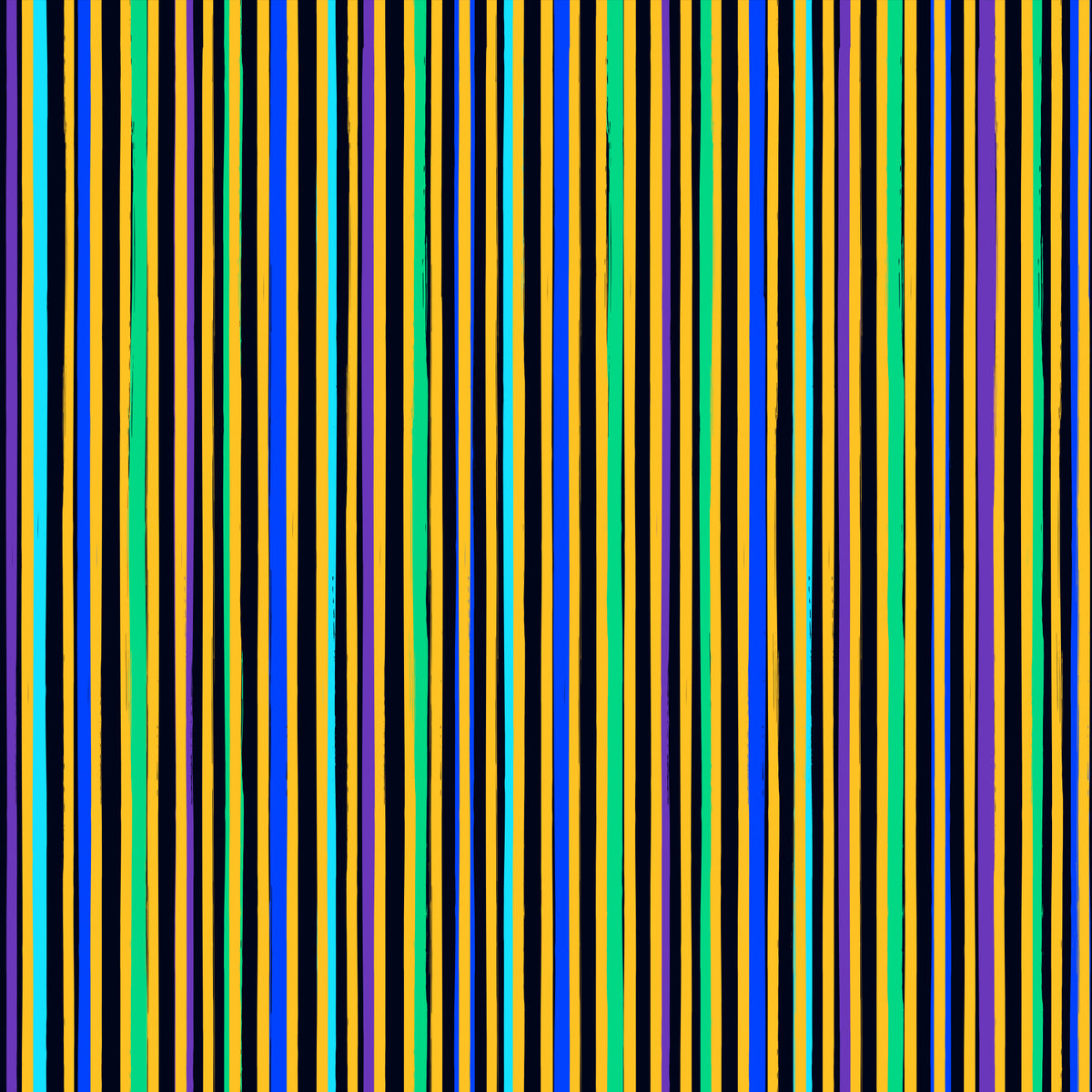 Vibrant Multicolored Vertical Stripe Wallpaper⁠ in your room — zoomed