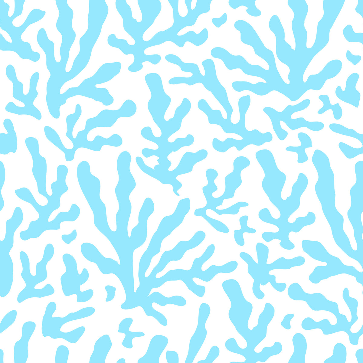 Abstract Ocean Coral Blue Wallpaper⁠ in your room
