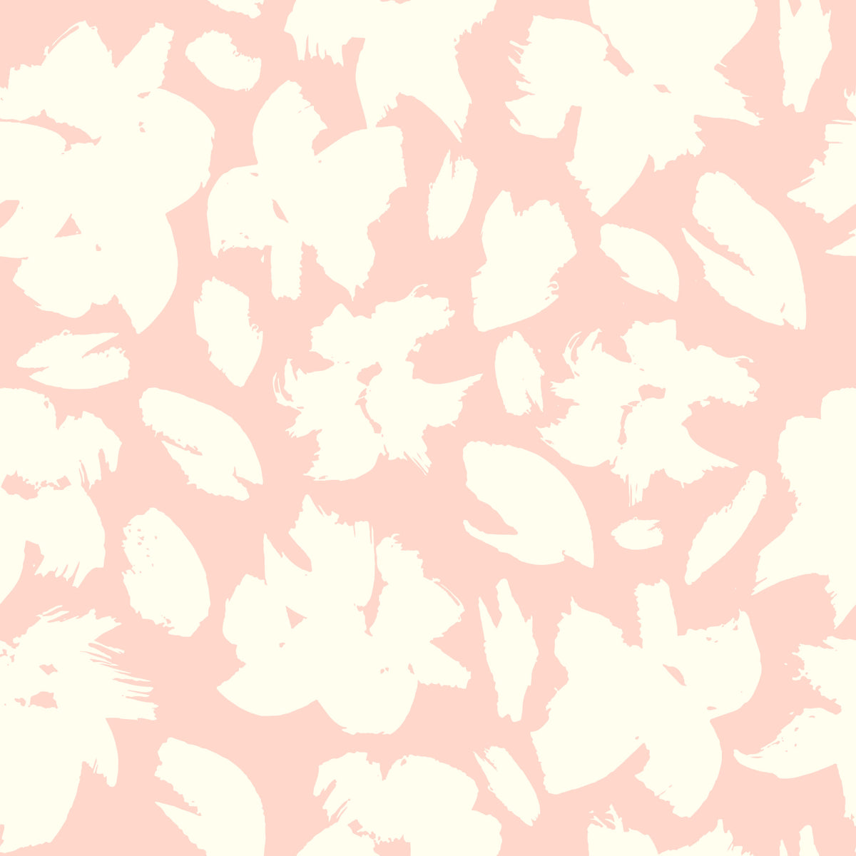 Soft Brushstroke Bloom Pattern Wallpaper⁠ in your room