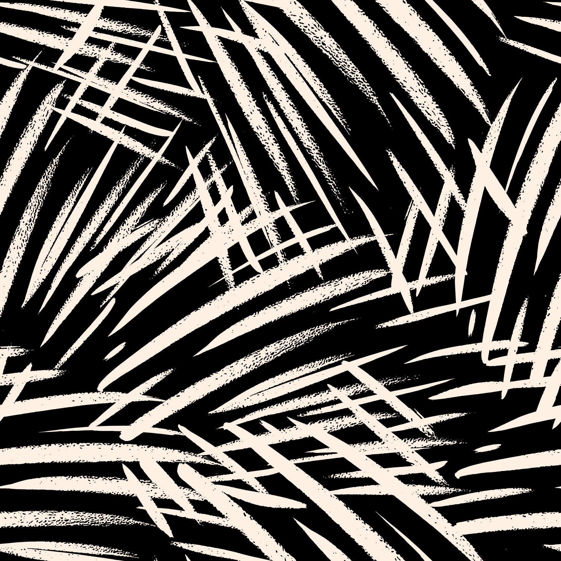 Monochrome Linear Brushstroke Wallpaper⁠