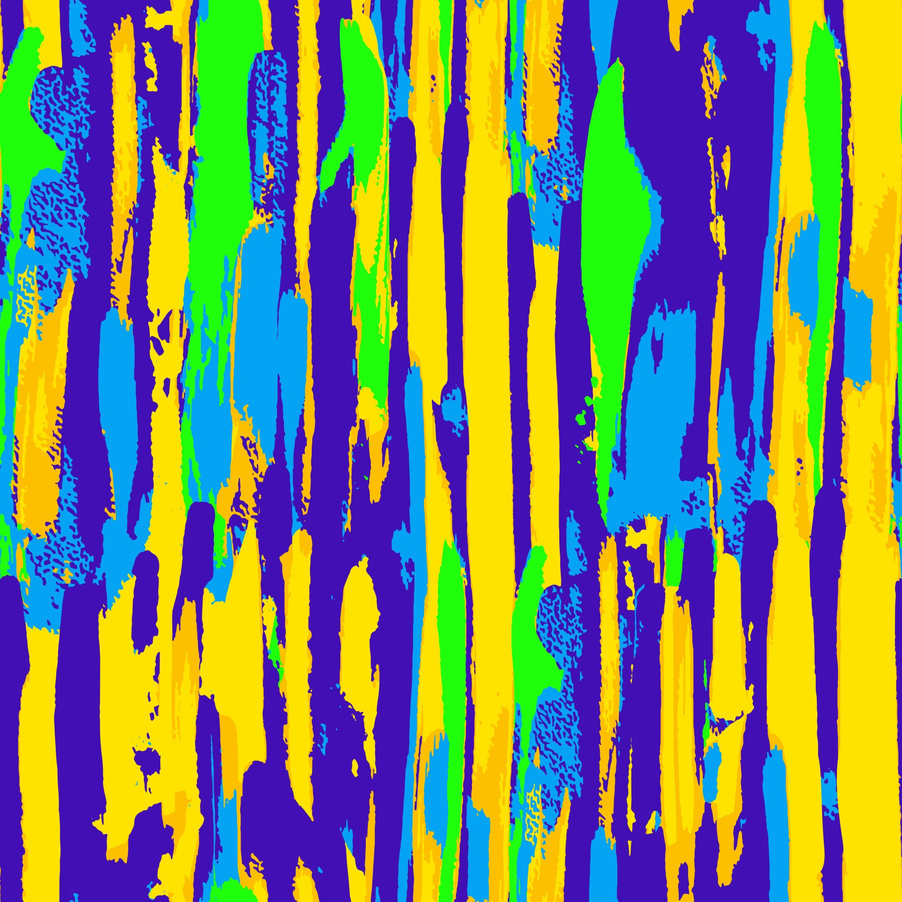Vibrant Neon Brushstroke Stripe Wallpaper⁠