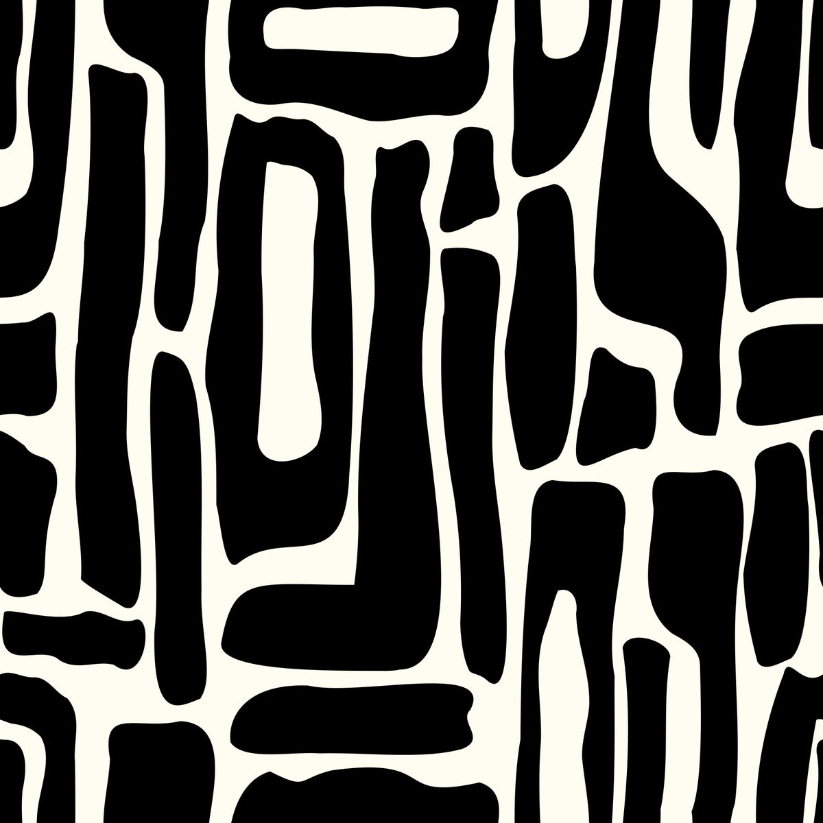 Abstract Organic Ink Shapes Wallpaper⁠ in your room
