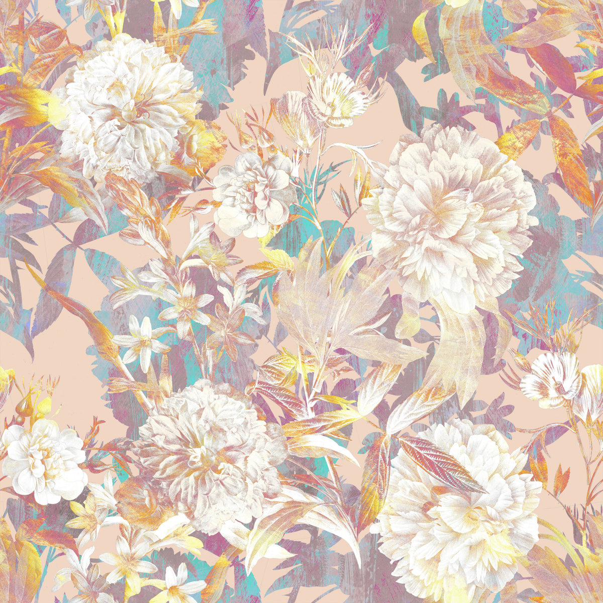 Ethereal Botanical Garden Wallpaper⁠ in your room