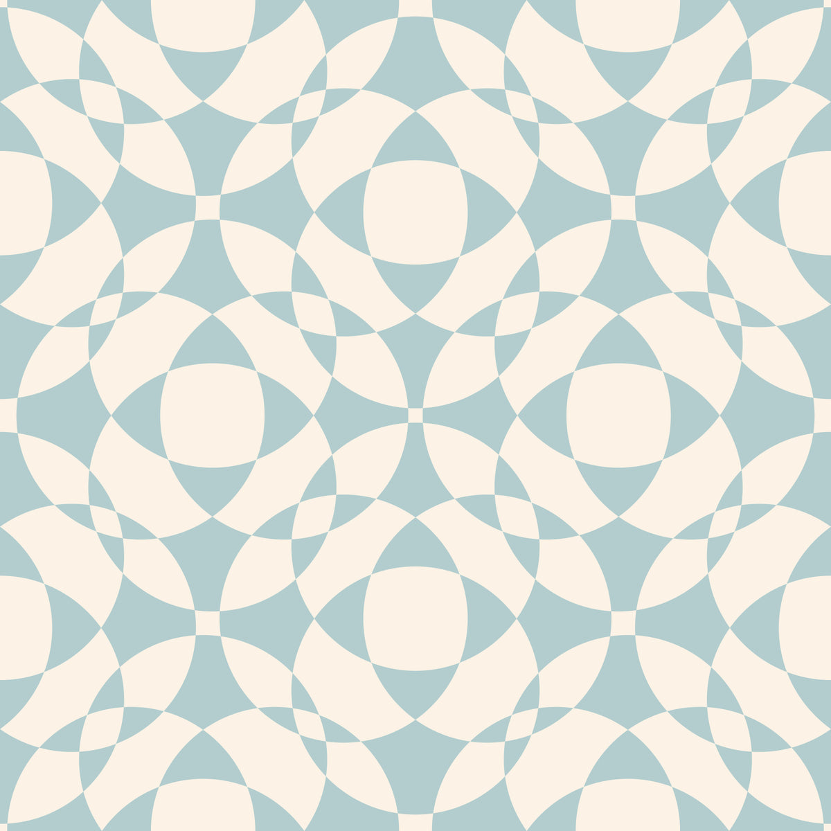 Interlocking Serenity Curves Wallpaper⁠ in your room — zoomed