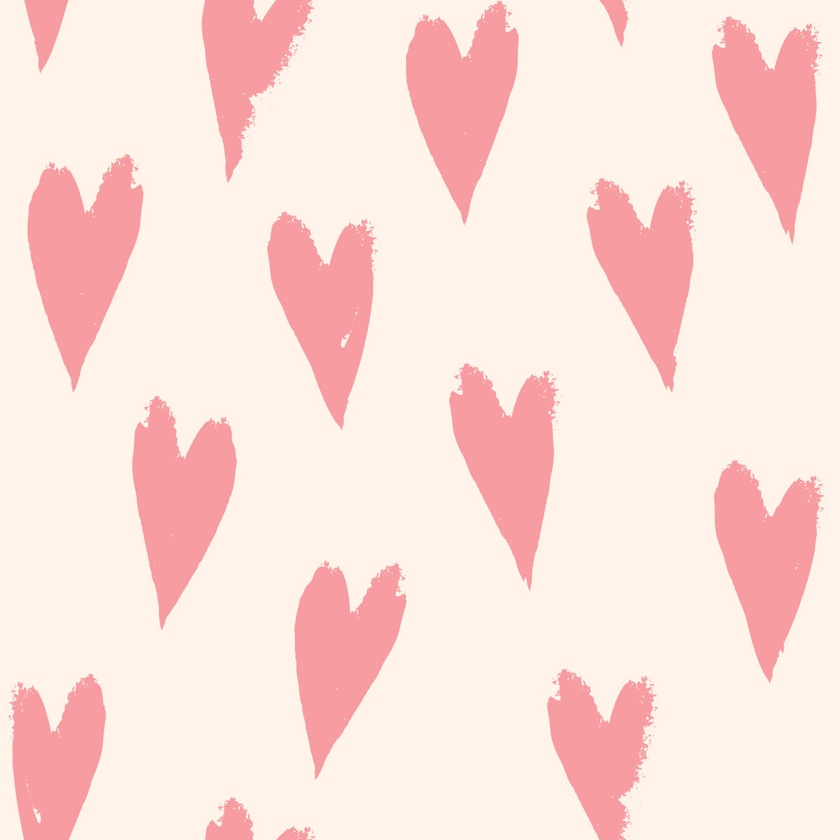 Soft Pink Heart Strokes Wallpaper⁠ in your room
