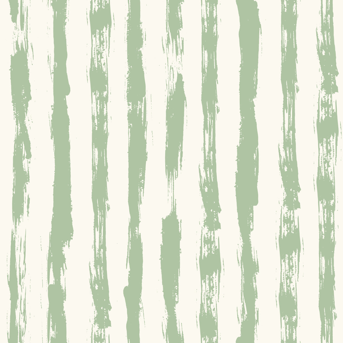 Sage Hand-Painted Vertical Stripes Wallpaper⁠ in your room — zoomed
