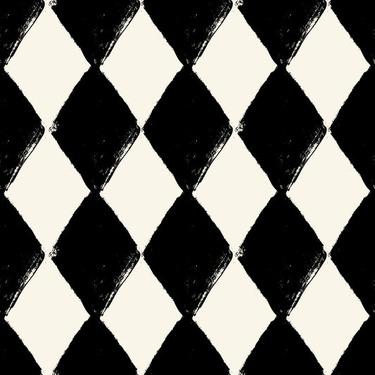 Textured Harlequin Brushwork Wallpaper⁠