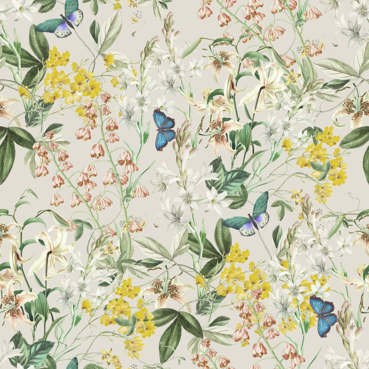 Meadow Butterfly Garden Wallpaper⁠ in your room — zoomed