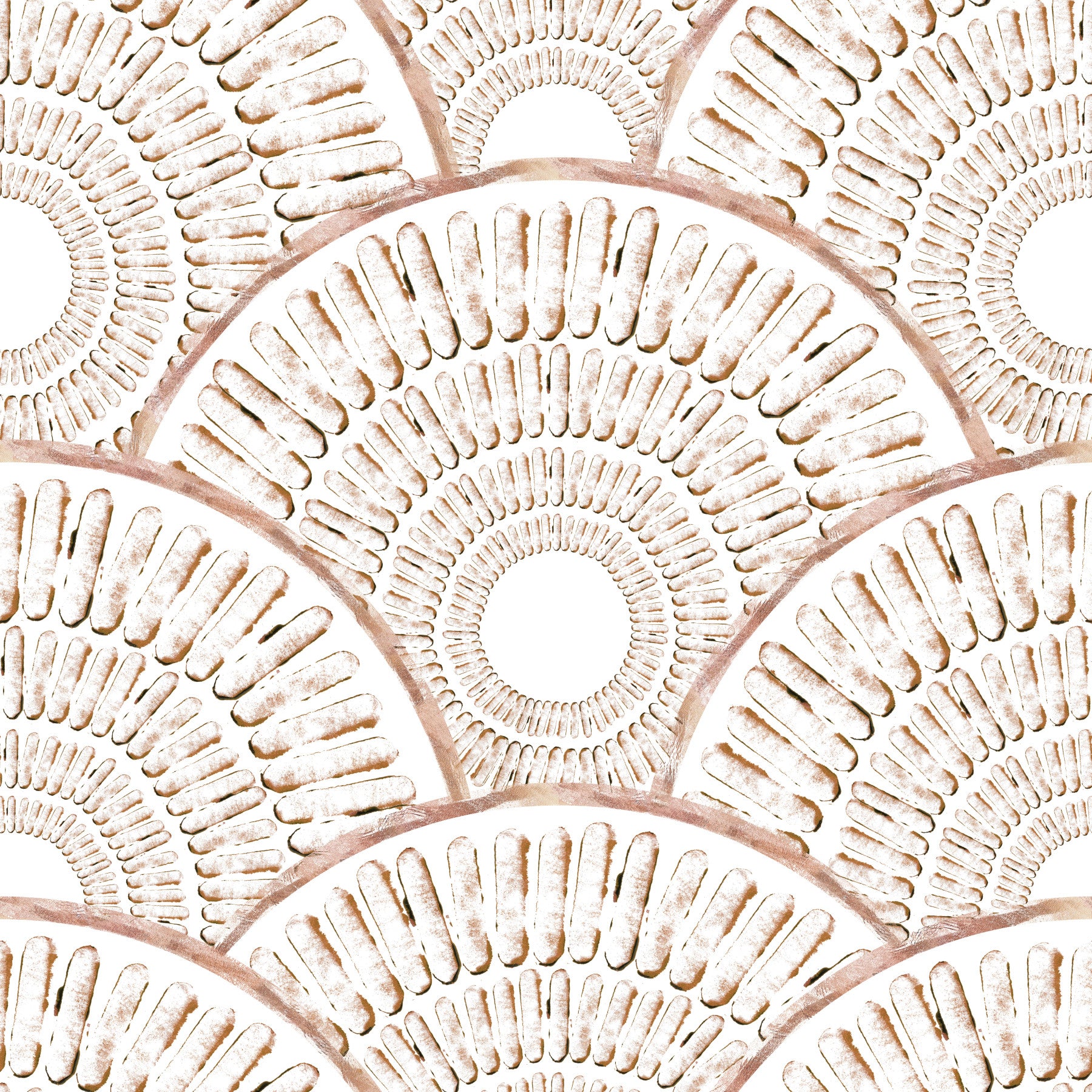 Art Deco Fan Radiating Arcs Wallpaper⁠